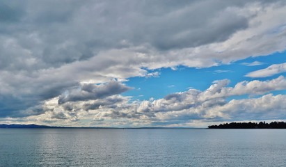 Wolken über dem Bodensee