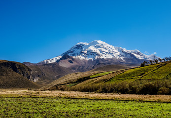 Fototapeta premium Chimborazo Volcano, Chimborazo Province, Ecuador