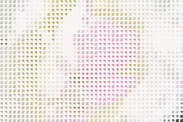 Abstract color halftone pattern