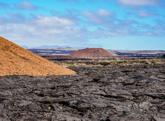 Lava field in Sullivan Bay, Santiago or James Island, Galapagos, Ecuador