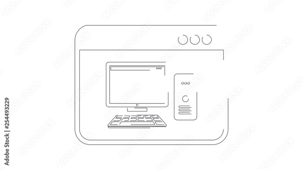 Poster computer control window