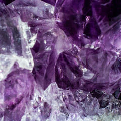 Abstract background texture of natural crystal amethyst