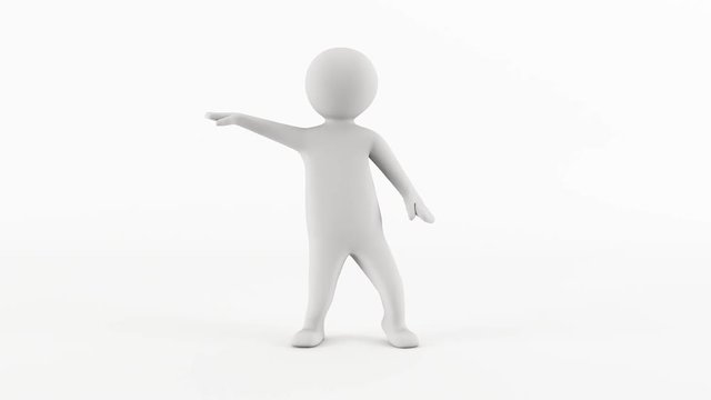 3D character animation - John Dough character dancing animation
