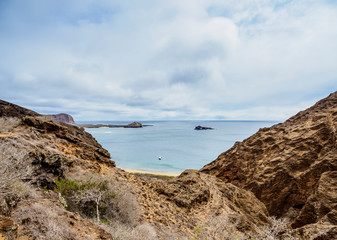 Landscape of Punta Pitt, San Cristobal or Chatham Island, Galapagos, Ecuador