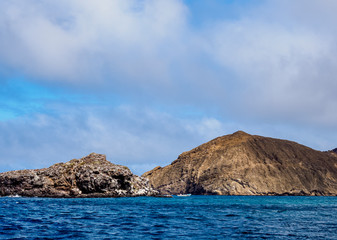 Fototapeta na wymiar Landscape of Punta Pitt, San Cristobal or Chatham Island, Galapagos, Ecuador