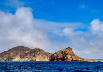 Landscape of the northern part of San Cristobal or Chatham Island, Galapagos, Ecuador