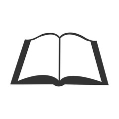 Book icon on white background
