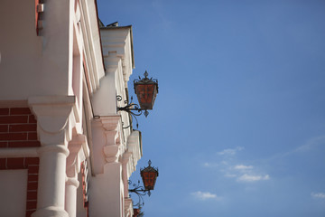 building element. Antique Metal Lantern