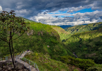 Fototapeta na wymiar Magdalena River Valley, San Agustin, Huila Department, Colombia