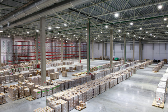 Large modern warehouse
