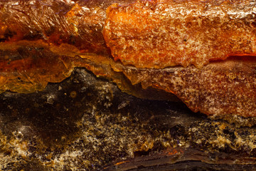 Natural amber texture abstract background