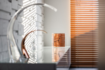 Home interior with designer accessories