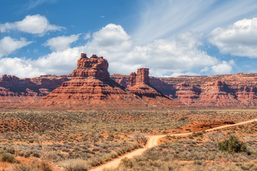 Red Rock Formations in Valley of the Gods