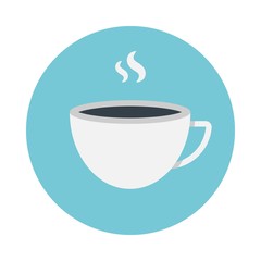 Cup of coffee flat icon