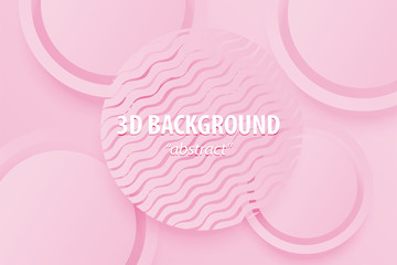 Paper cut abstract 3d web trendy background
