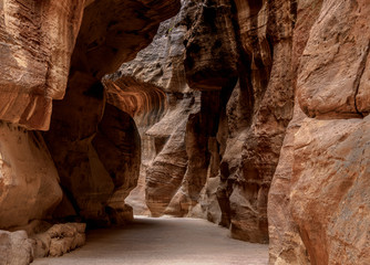 The Siq, Petra, Ma'an Governorate, Jordan