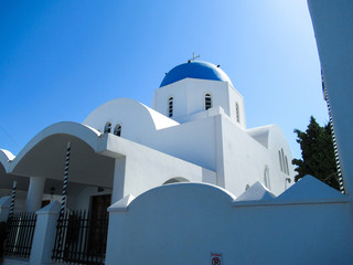 orthodox church in santorini greece