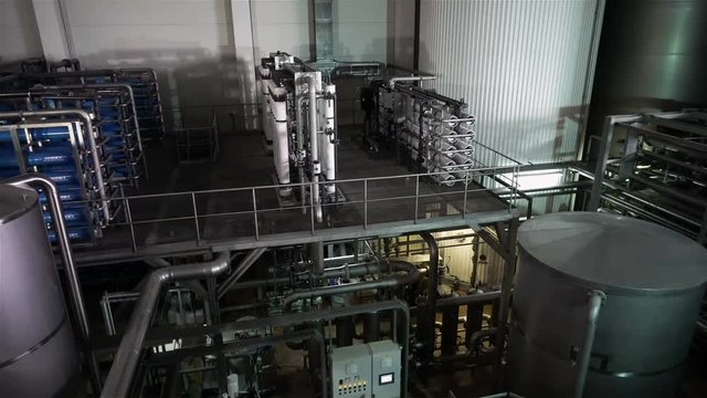 Modern filter system at large beer company