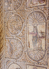 Mosaic Floor of the Byzantine Church, Petra, Ma'an Governorate, Jordan