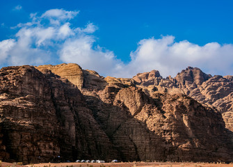 Landscape of Wadi Rum, Aqaba Governorate, Jordan