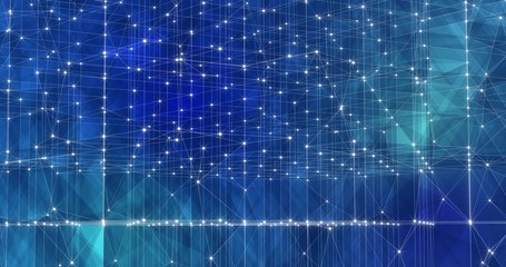 Background Abstract Dynamic Plexus Futuristic Technology. 3d render