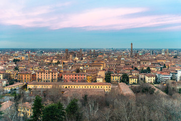 Fototapeta na wymiar panorama of Bologna