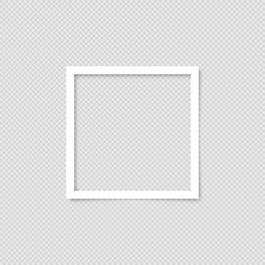 Blank photo frame. Template for design