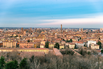 Fototapeta na wymiar Bologna - areal view