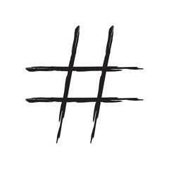 Hashtag sign icon