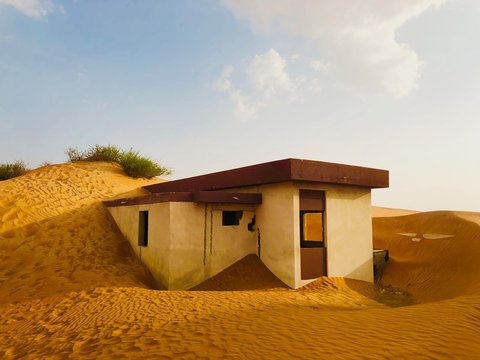 house on desert
