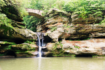 Waterfall Under the Bridge