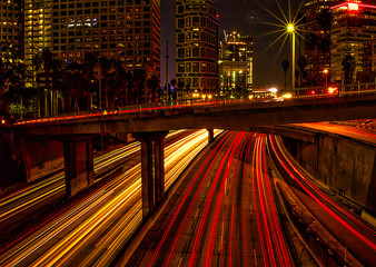 time lapse photography of concrete bridge