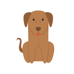 Dog. Dog logo, icon. Animal. Vector illustration. EPS 10.