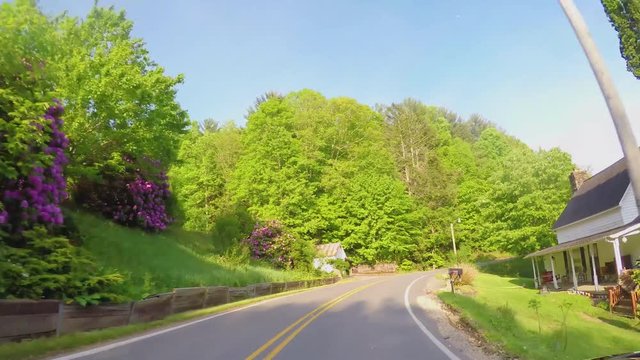 170 Smokey Mountains Tennessee drive Timelapse