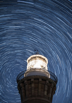 timelapse photography of brown concrete tower