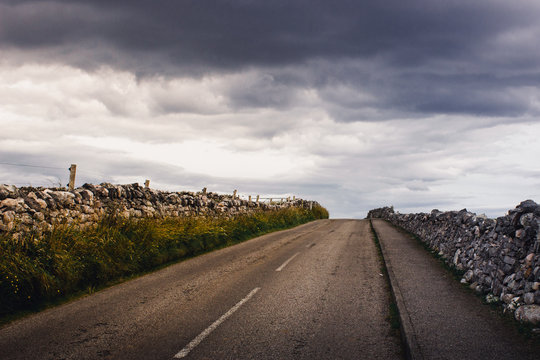 brutta giornata per le strade scozzesi