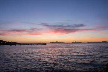 Islas Cíes al Atardecer