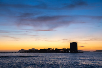 Silueta de Isla de Toralla
