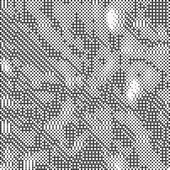 Abstract halftone pattern