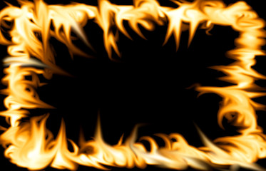 Flammen Rahmen