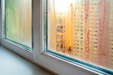 The problem - plastic windows mist over