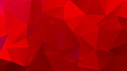 Obraz premium Dark Red Low Poly BG for Banner