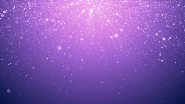 Purple glitter background with sparkle shine light confetti effect.