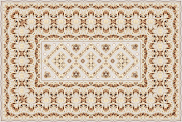 Persian colored carpet. - 254531419