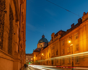 Fototapeta premium A busy time in Prague