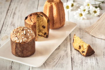 Italian Christmas cakes collection
