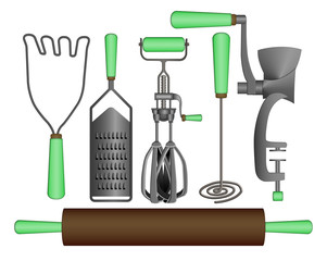 Vintage Kitchen Utensils