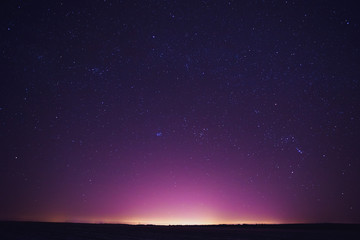 Natural Real Night Sky Stars Background Texture