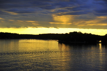 Obraz premium Schweden Sonnenuntergang