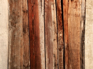 Old wood planks as a wall